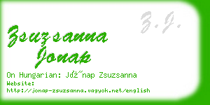 zsuzsanna jonap business card